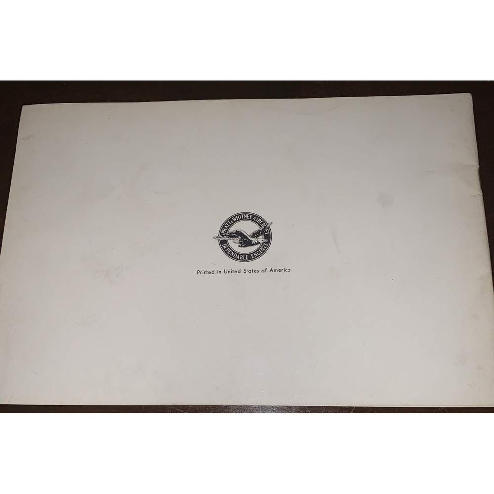 United 1963 Aircraft Pratt Whitney Flight Deck Malfunction Analysis VTG Booklet - Picture 2 of 5
